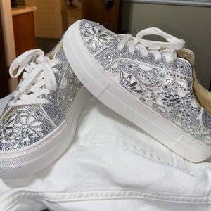 Betsey Johnson Lenon Platform Sneaker - Women's White